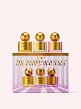 🆕 NWB TRULY The Perfumer’s Set Golden Gaze Vanilla Baby Unicorn Fruit EDP 10ml